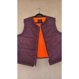 Daniel Patrick Medium Vest Zip Down Wine New Designer Men's